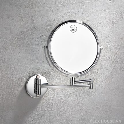 Gương tròn gắn tường phòng tắm phóng đại Hafele 983.24.052