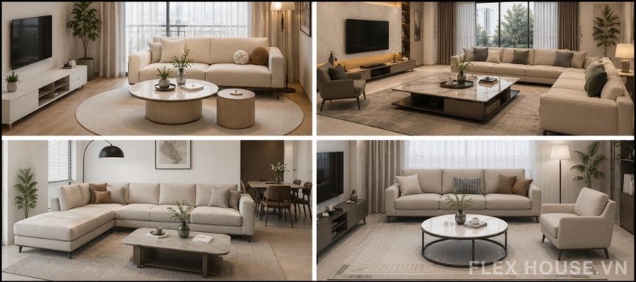 Kích thước bàn trà sofa tiêu chuẩn là bao nhiêu? 12 Kích thước bàn trà sofa tiêu chuẩn là bao nhiêu?