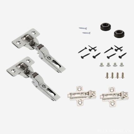 Phụ kiện bản lề cho cửa 1 cánh 16–19mm Hafele 408.24.020
