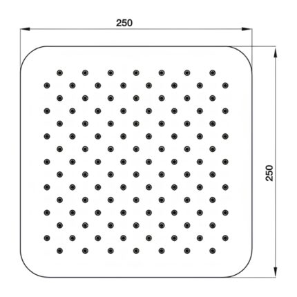 Sen đầu gắn tường Airsense 250S Hafele 485.60.623