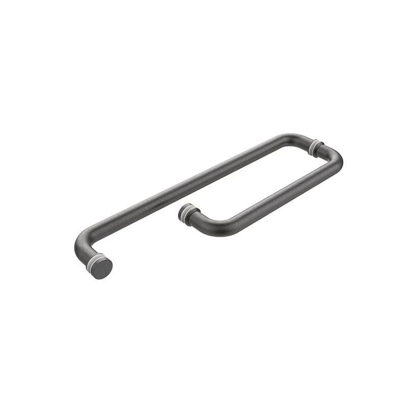 Tay nắm cửa kính phòng tắm màu xám Inox 304 Hafele 499.68.224 1 Tay nắm cửa kính phòng tắm màu xám Inox 304 Hafele 499.68.224 4