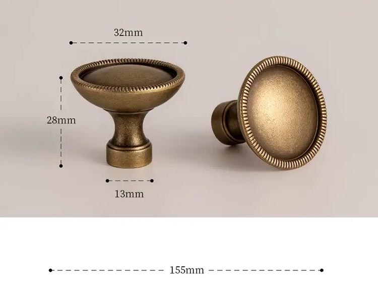 Tay nắm tủ đồng cổ điển kiểu Pháp SY167 9 Tay nắm tủ đồng cổ điển kiểu Pháp SY167 13