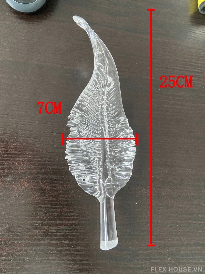 Đèn chùm thả sảnh biệt thự Crystal Glass Leaf JQ4418 6 Đèn chùm sảnh khách sạn biệt thự Crystal Glass Leaf JQ4418