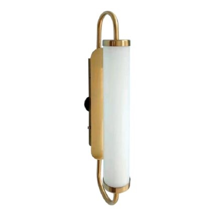 Đèn gắn tường ống trụ thủy tinh khung hợp kim VKB003