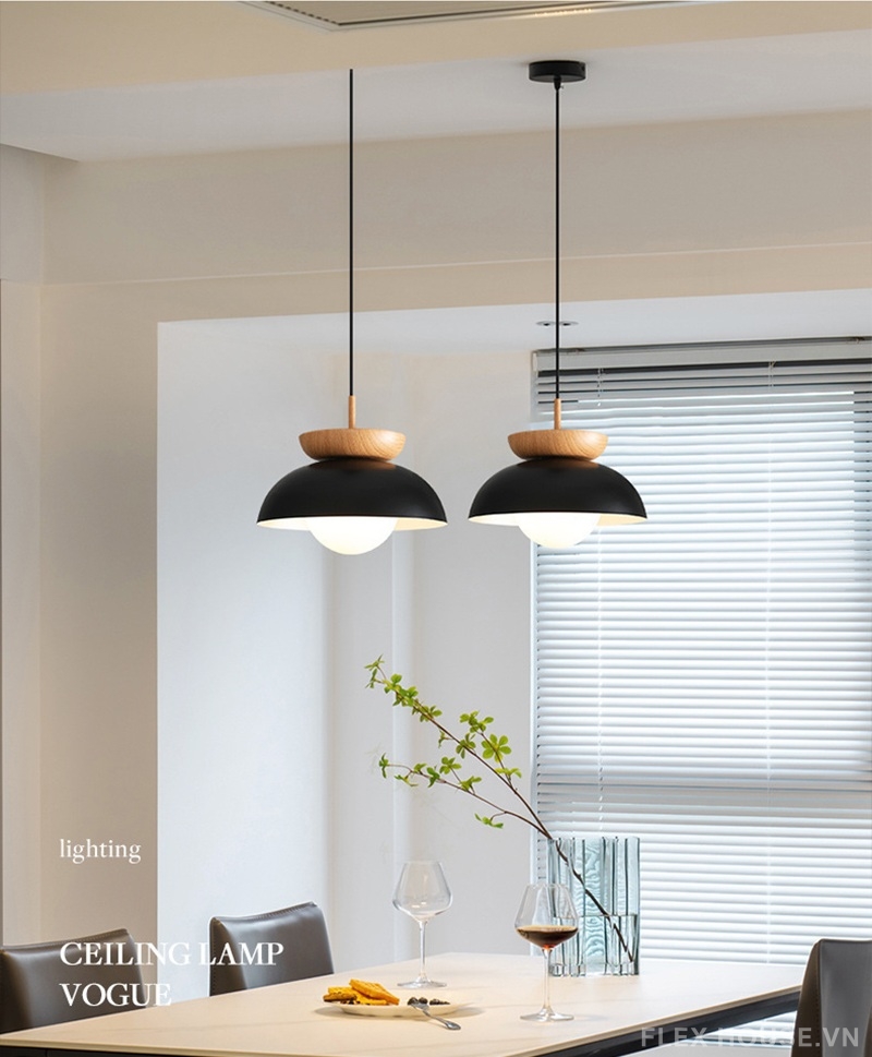 Đèn thả trần bằng sắt nghệ thuật kiểu Japandi NJ0983 2 Đèn thả trần bằng sắt nghệ thuật kiểu Japandi NJ0983