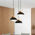 Đèn thả trần bằng sắt nghệ thuật kiểu Japandi NJ0983