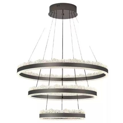 Đèn thả trần vòng acrylic khung nhôm sang trọng QL1835