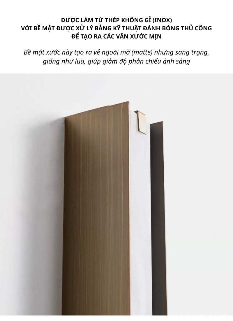 Đèn tường bằng đá và thép không gỉ decor showroom ZJ9746 4 Đèn tường bằng đá và thép không gỉ decor showroom ZJ9746