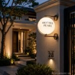 Đèn tường ngoài trời dạng biển LED Mother Pearl LILI3698