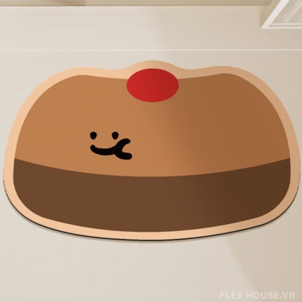 Thảm ban công chống trơn trượt Pudding Caramel SH2460