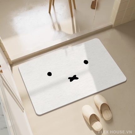 Thảm ban công nhà tắm thấm hút nước hình Miffy ZYT9045