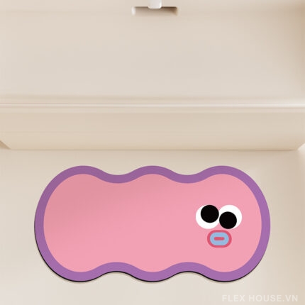 Thảm chùi chân chống trượt sinh vật biển Doodle SH2459.02