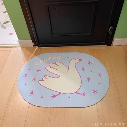 Thảm cửa ra vào phòng ngủ chống trượt Little Dove ZYT9042