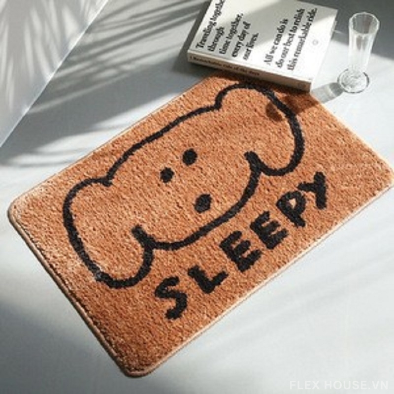 tham-cua-ra-vao-phong-ngu-cun-bong-sleepy-sh9729-01 Thảm cửa ra vào phòng ngủ cún bông Sleepy SH9729.01