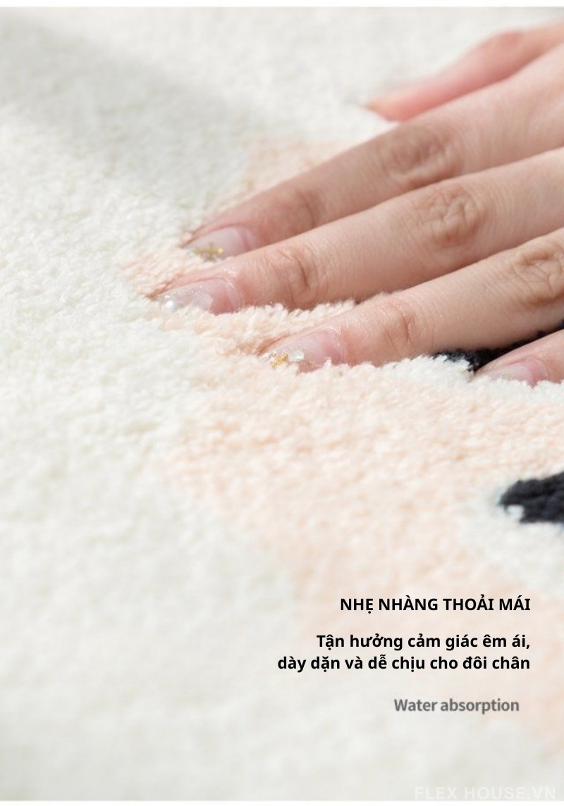 Thảm chùi chân bầu dục hình chú chó ngộ nghĩnh SH9737 8 Thảm chùi chân bầu dục hình chú chó ngộ nghĩnh SH9737