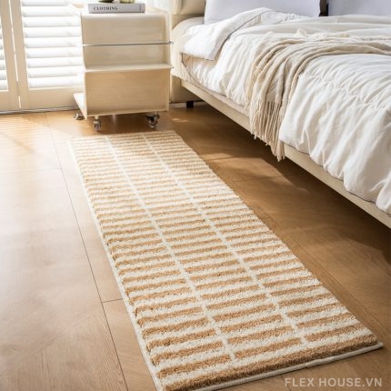 Thảm dệt máy phong cách homestay Vanilla Cream MM8672