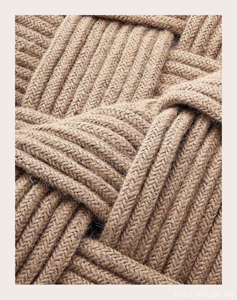 Thảm dệt tay sợi đay Jute phong cách Wabisabi FR5771 8 Thảm dệt tay sợi đay Jute phong cách Wabisabi FR5771