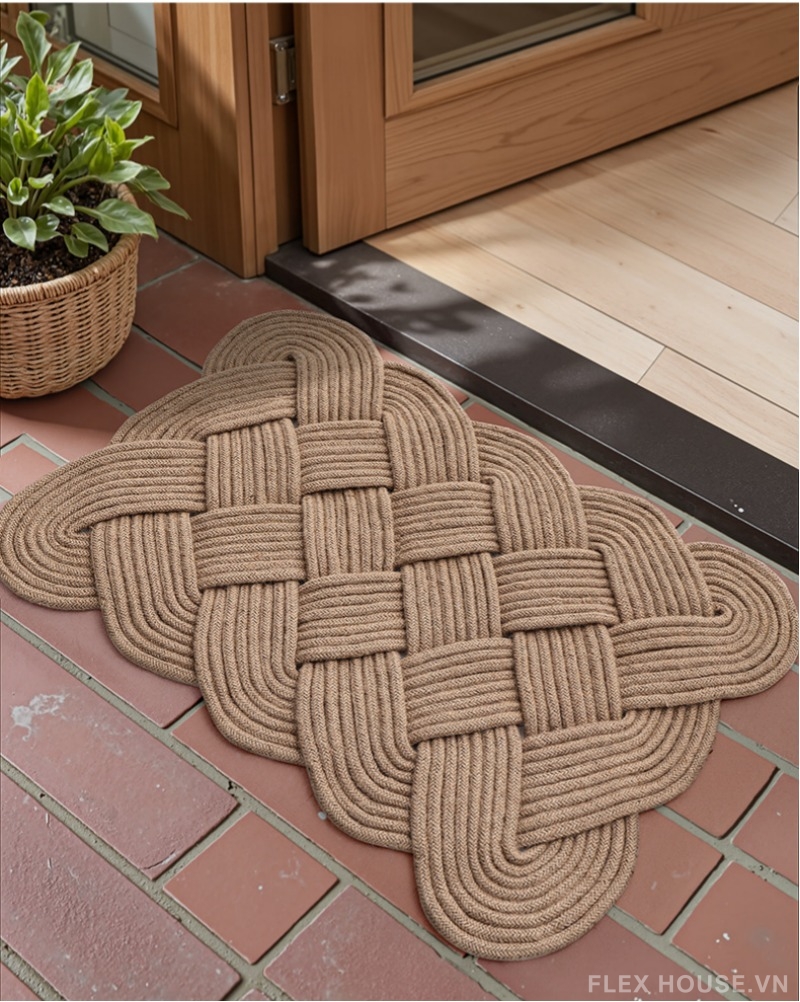 Thảm dệt tay sợi đay Jute phong cách Wabisabi FR5771 9 Thảm dệt tay sợi đay Jute phong cách Wabisabi FR5771