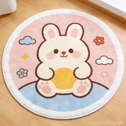 Thảm len Cashmere không xù lông Sunny Bunny SH6379.02