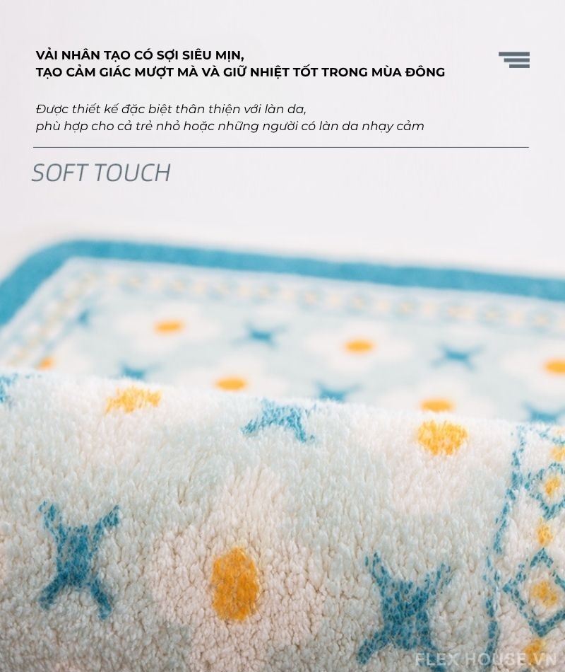 Thảm polyester họa tiết nơ hồng trải phòng ngủ SH5491 2 Thảm polyester họa tiết nơ hồng trải phòng ngủ SH5491