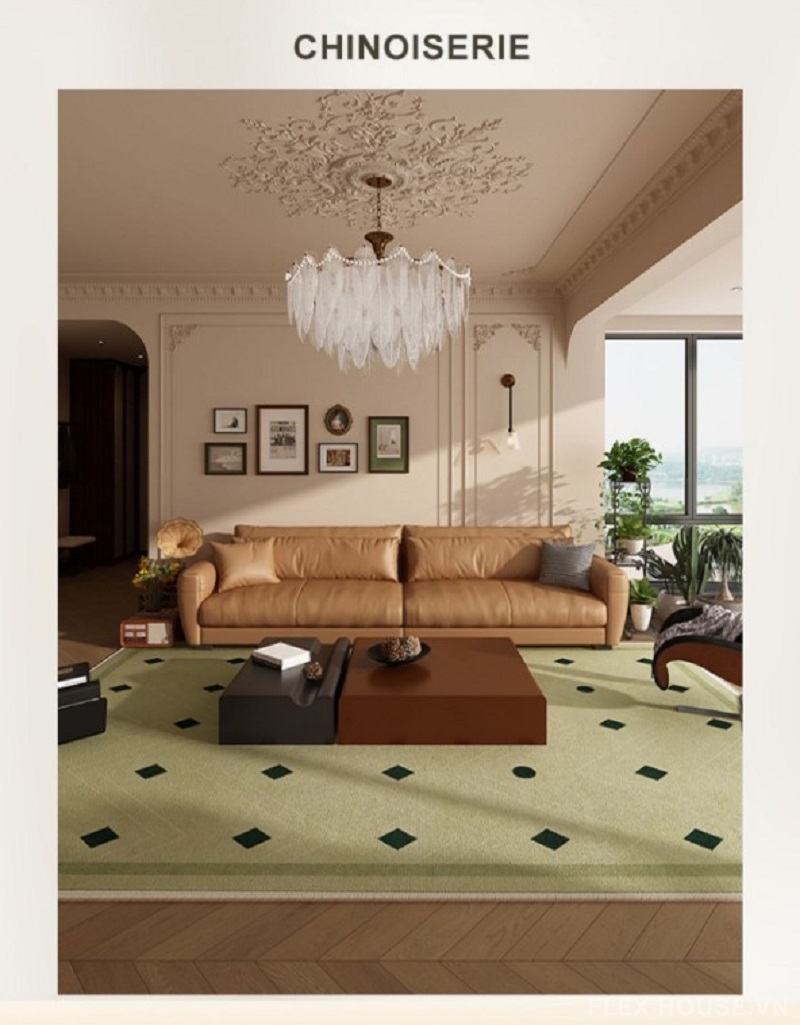 Thảm polyester lót sàn dinh thự cổ The Moss Manor YY5434 1 Thảm polyester lót sàn dinh thự cổ The Moss Manor YY5434