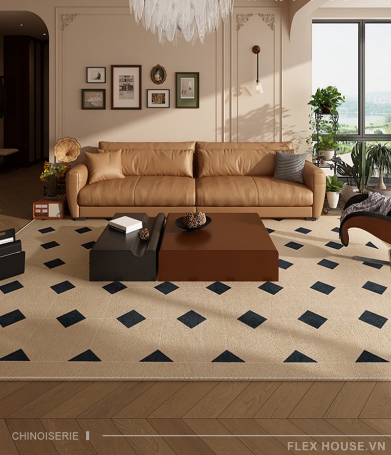 Thảm polyester lót sàn sofa The Crown Jewel YY5432 1 Thảm polyester lót sàn sofa The Crown Jewel YY5432