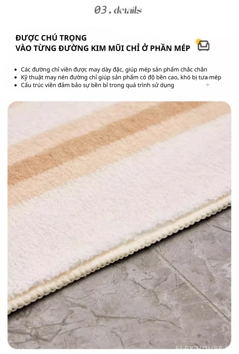 Thảm len Cashmere không xù lông Sunny Bunny SH6379 3 Thảm len Cashmere không xù lông Sunny Bunny SH6379