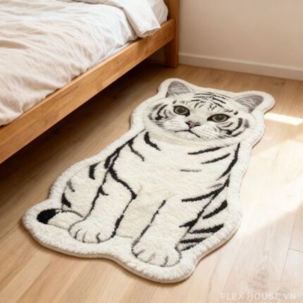 Thảm trải sàn chống trượt hình hổ con Bengal SH0614