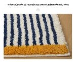 Thảm trải sàn sọc xanh biển phong cách Coastal MM8666