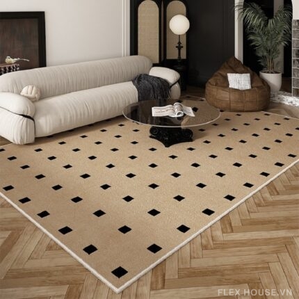 Thảm trải sàn sofa đế chống trượt Monaco Grid YY5433