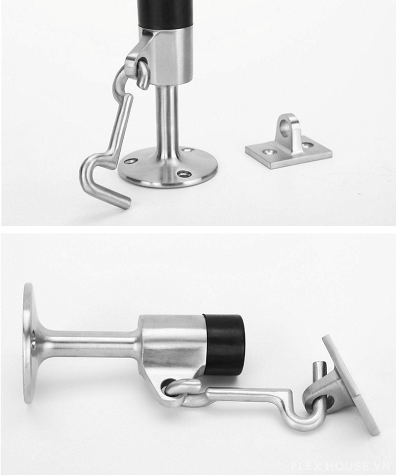 Chặn cửa móc cài Inox 304 KL1852 2 Chặn cửa móc cài Inox 304 KL1852 7