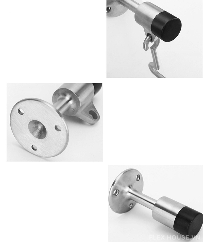 Chặn cửa móc cài Inox 304 KL1852 4 Chặn cửa móc cài Inox 304 KL1852 9