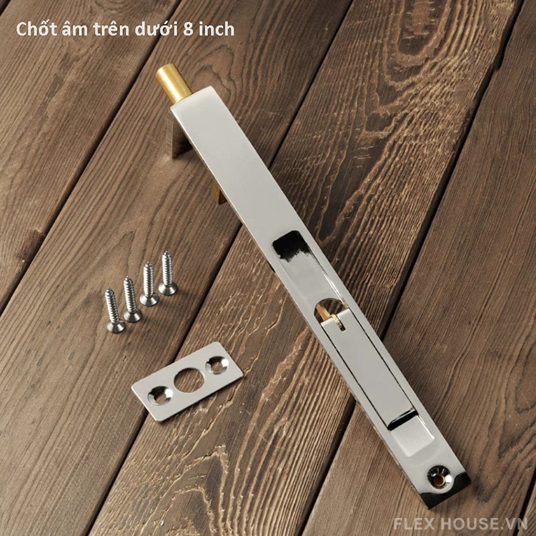 Chốt âm cửa bằng đồng TONA978 10 Chốt âm cửa bằng đồng TONA978 16