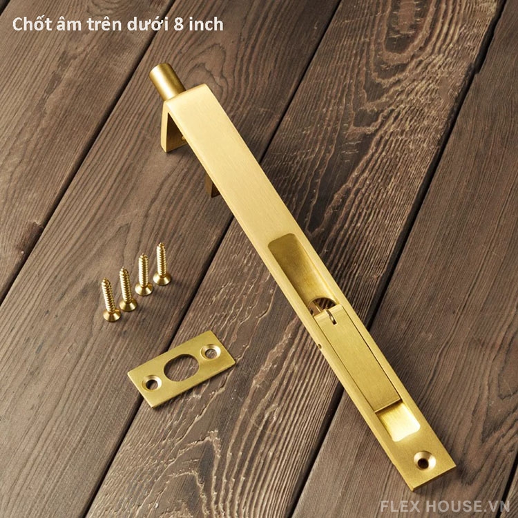 Chốt âm cửa bằng đồng TONA978 11 Chốt âm cửa bằng đồng TONA978 17