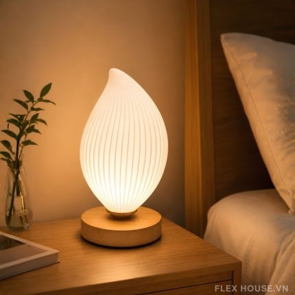 Đèn ngủ để bàn hình giọt nước phong cách Nhật Bản GV6750