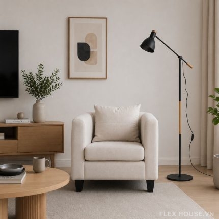 Đèn sàn decor phòng khách Minimalist Pivot DD14