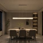 Đèn thả bàn dạng thanh bọc thủy tinh nghệ thuật THD42
