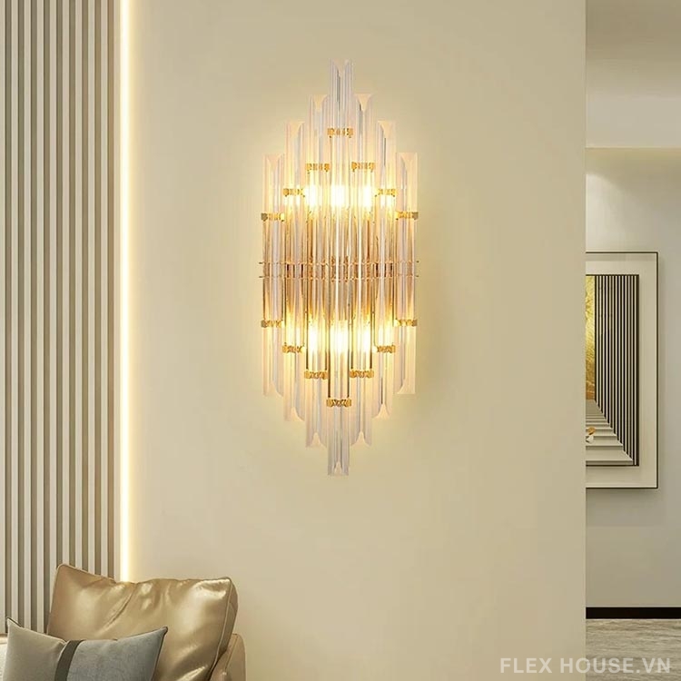 Đèn tường pha thác ánh kim LM6119 1 Đèn tường pha thác ánh kim LM6119 7