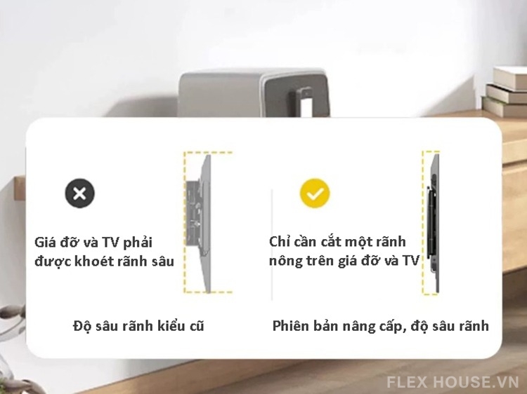 Giá treo tường TV màn hình lớn xoay gập đa góc KQ337 14 Giá treo tường TV màn hình lớn xoay gập đa góc KQ337 22
