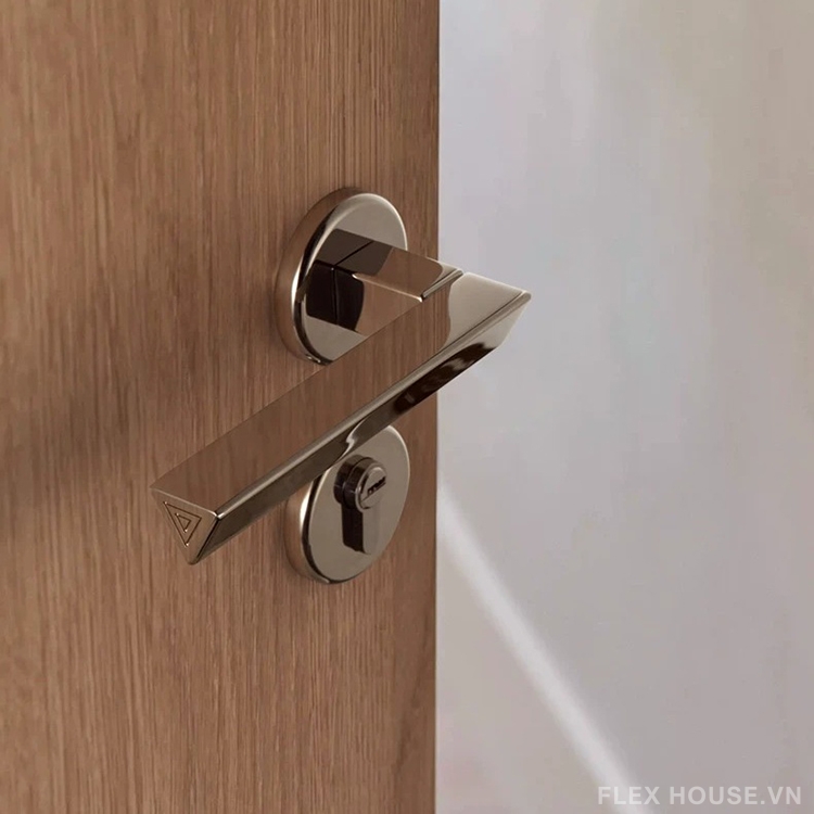 Khóa cửa phòng ngủ phong cách Geometric bạc Titan TNL010TS 7 Khóa cửa phòng ngủ phong cách Geometric bạc Titan TNL010TS 13