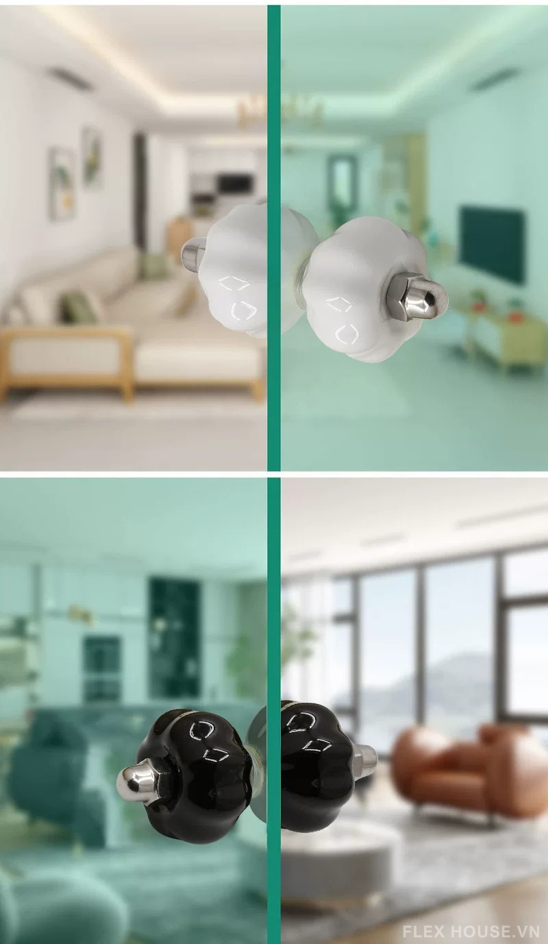 Tay nắm cửa kính phòng tắm bằng gốm CS578 8 Tay nắm cửa kính phòng tắm bằng gốm CS578 12