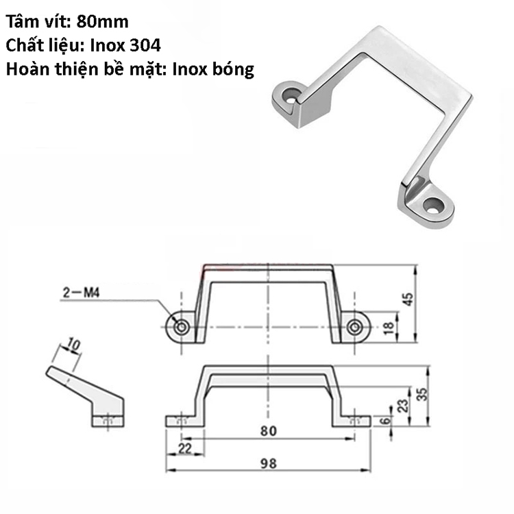Tay nắm tủ inox 304 lệch tâm hiện đại tối giản XAK21 5 Tay nắm tủ inox 304 lệch tâm hiện đại tối giản XAK21 9