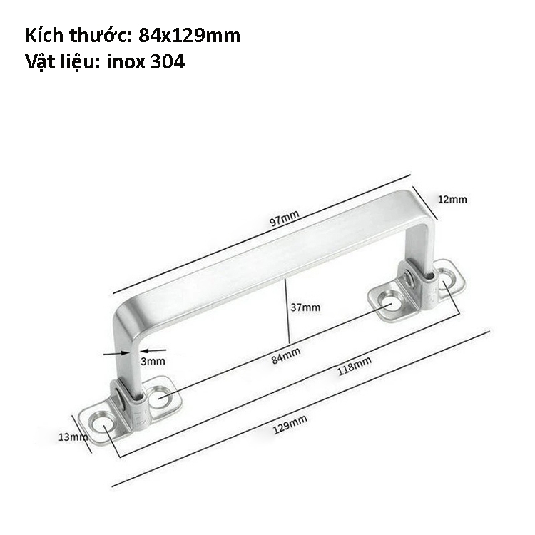 Tay nắm vòng gập inox 304 cho thùng thiết bị KLFC97 2 Tay nắm vòng gập inox 304 cho thùng thiết bị KLFC97 6