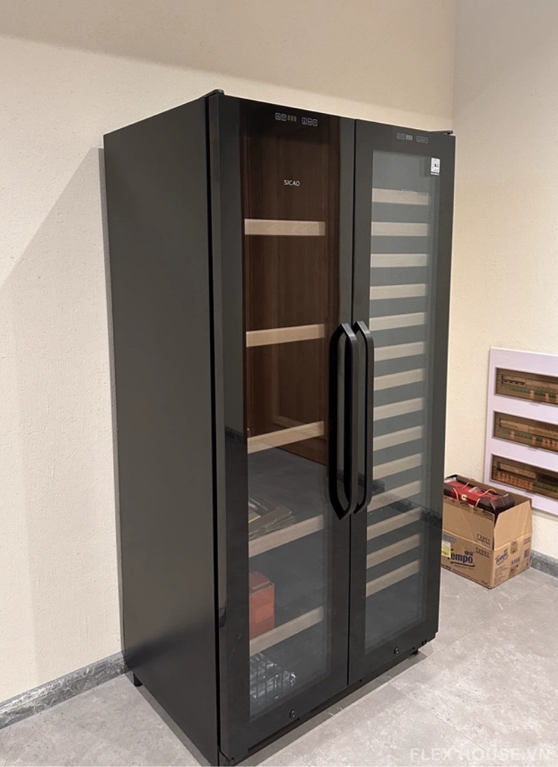 Tủ bảo quản rượu vang và trà 2 vùng nhiệt độ JC-260B 8 Tủ bảo quản rượu vang và trà 2 vùng nhiệt độ JC-260B 12