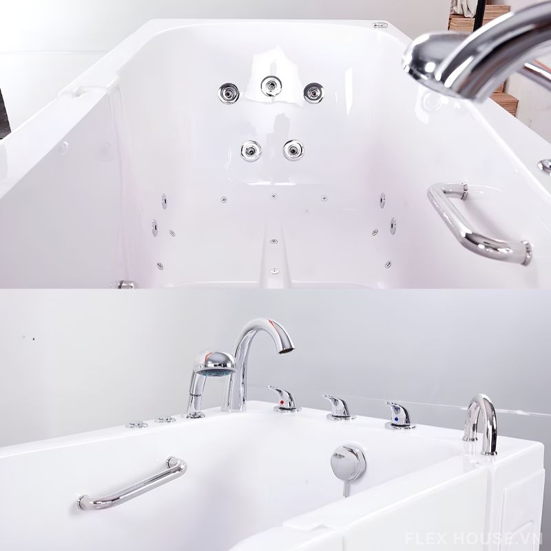 Bồn tắm có cửa bước vào chống trượt hiện đại K502 3 Bồn tắm có cửa bước vào chống trượt hiện đại K502 17