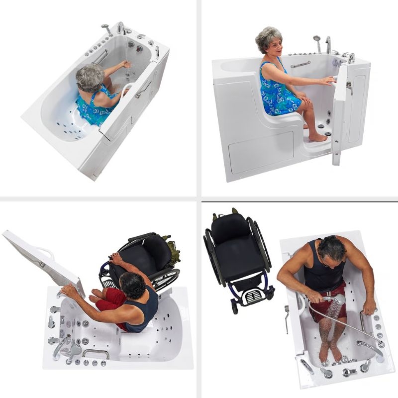 Bồn tắm có cửa bước vào chống trượt hiện đại K502 14 Bồn tắm có cửa bước vào chống trượt hiện đại K502 28