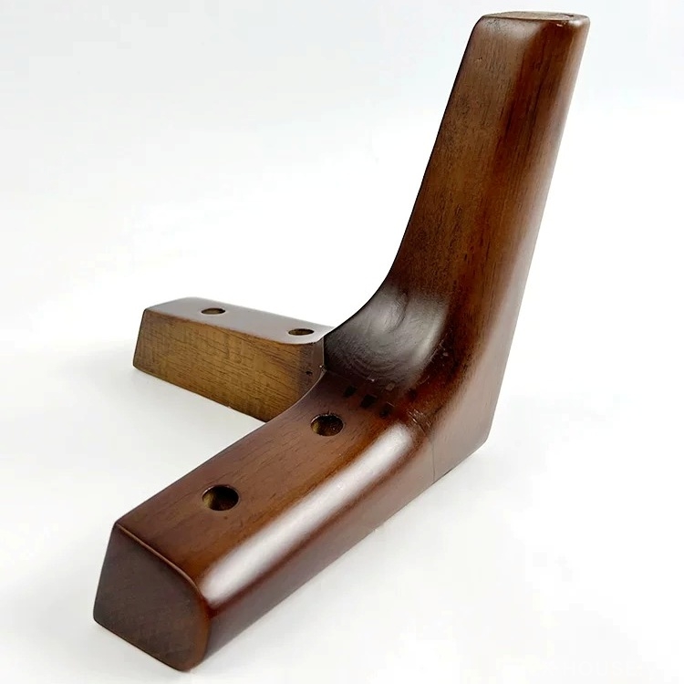 Chân bàn ba chấu bằng gỗ nguyên khối màu óc chó LH4881 10 Chân bàn ba chấu bằng gỗ nguyên khối màu óc chó LH4881 19