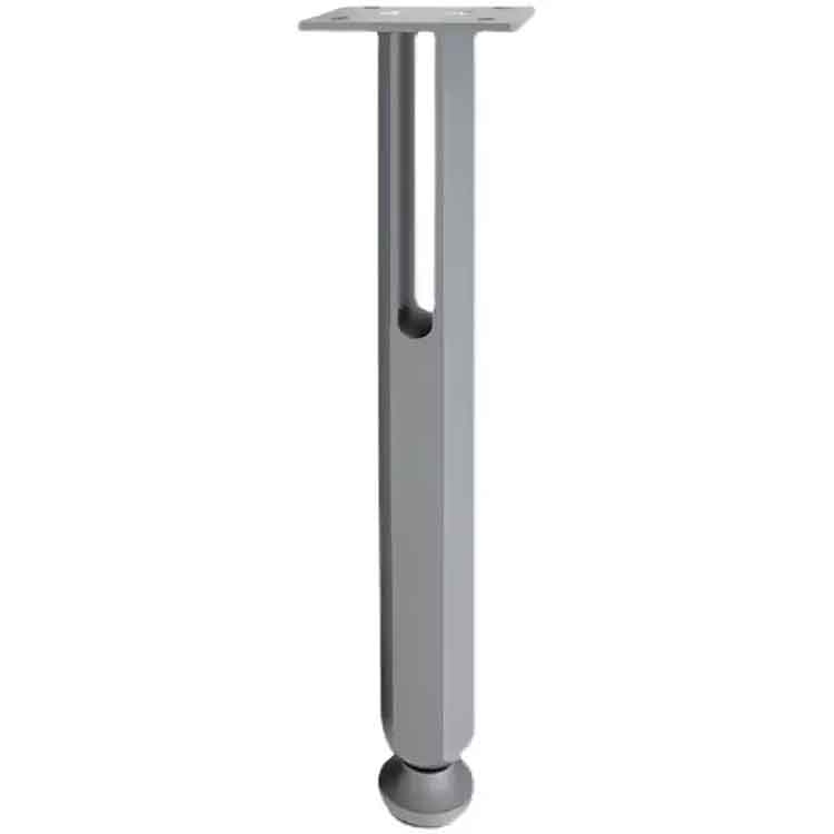 Chân tủ Lavabo hợp kim nhôm màu xám LH1936 5 Chân tủ Lavabo hợp kim nhôm màu xám LH1936 12
