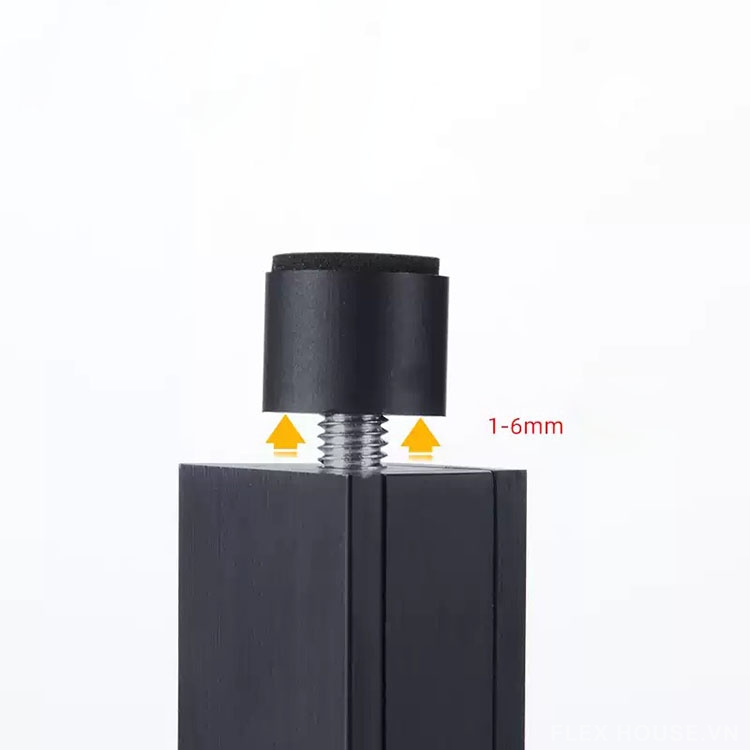 Chân tủ kệ tăng chỉnh bằng hợp kim nhôm G0107 10 Chân tủ kệ tăng chỉnh bằng hợp kim nhôm G0107 15