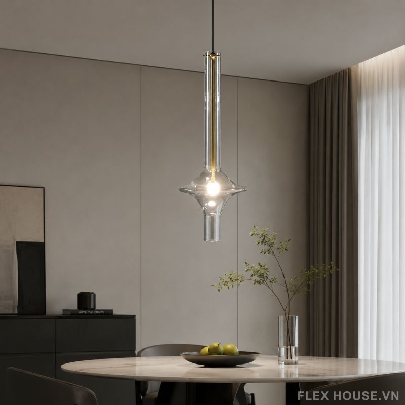 Đèn thả bàn ăn thủy tinh cao cấp LV5537 2 Đèn thả bàn ăn thủy tinh cao cấp LV5537 8